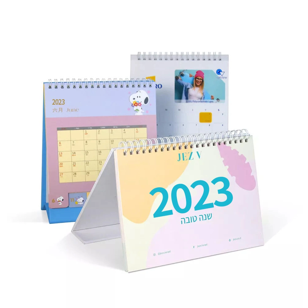 Cc-Printing High Quality Custom Eco-Friendly Paper Desk Calendar Printing Service