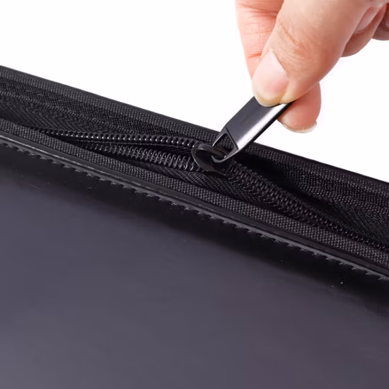 Maßgeschneidertes hochwertiges Konferenz-Padfolio-A4-Business-Lederportfolio